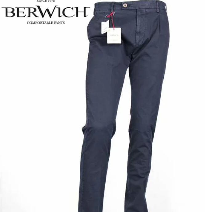 BERWICH ベルウィッチ パンツ スラックス ネイビー BE181UAPIEROTS0001