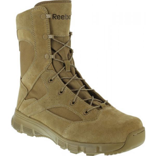 リーボック Reebok Work メンズ ブーツ シューズ・靴【8' Dauntless RB8822 Soft-Toe Military Boot】Coyote Brown Cattlehide Leather